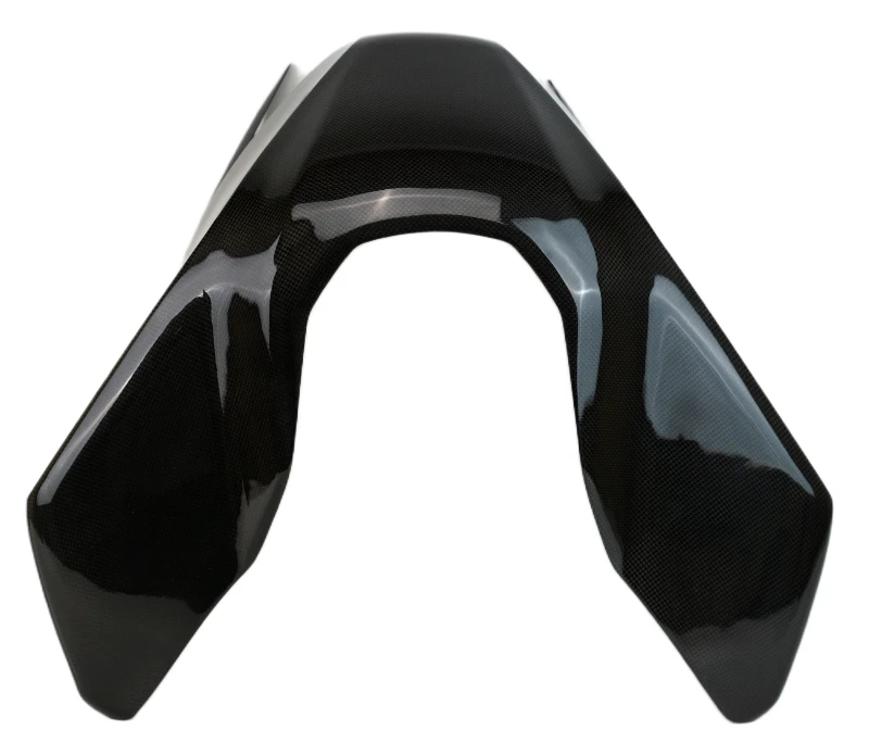 Large Tank Cover in Glossy Plain Weave Carbon Fiber for Yamaha MT-09 2024+