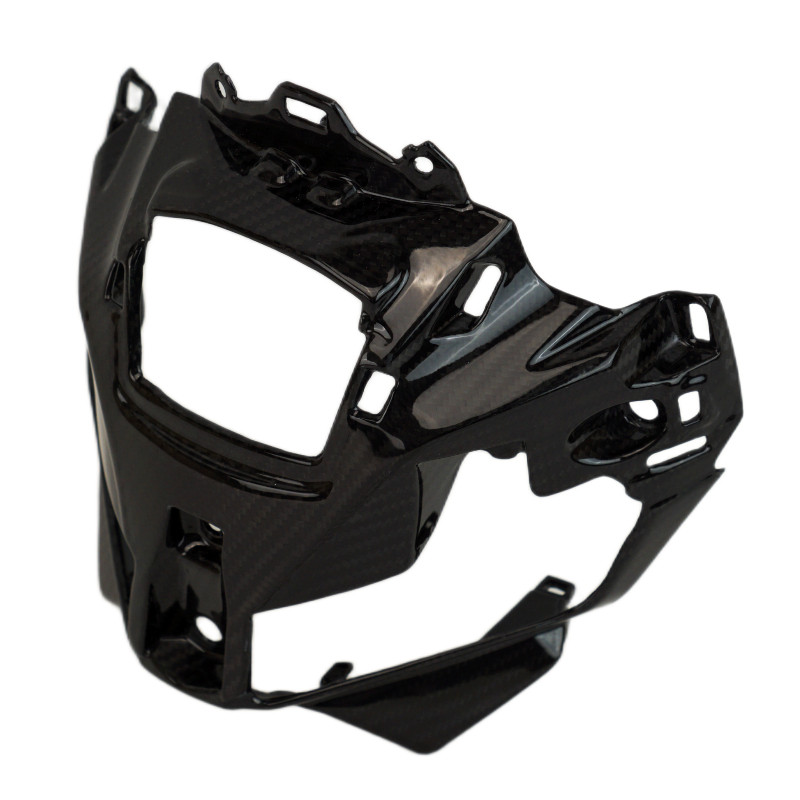 Front Fairing Frame in Glossy Twill Weave Carbon Fiber for Yamaha MT-09 2024+