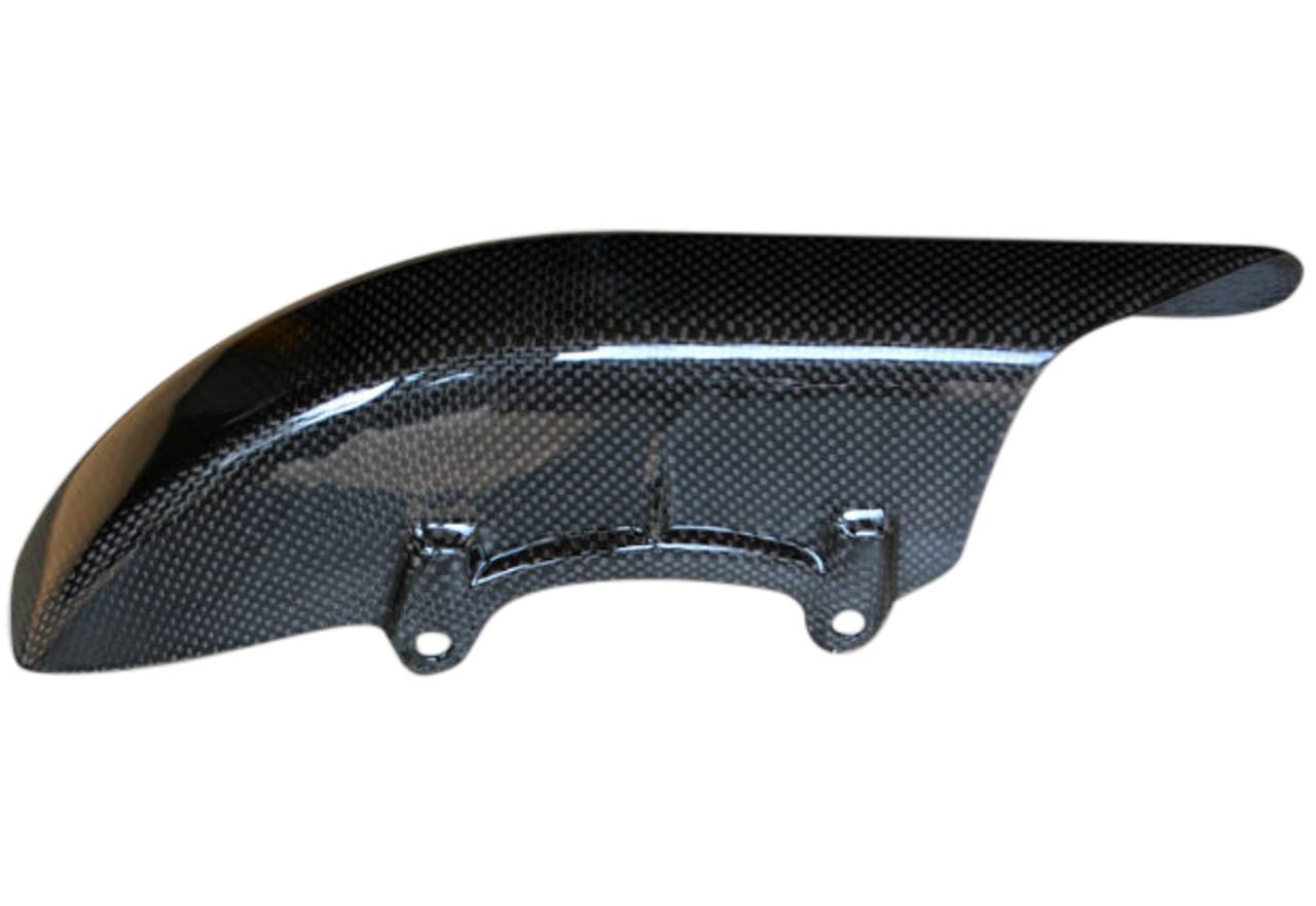 Chain Guard- Rear for Ducati Monster S2R, S4R, S3R in Glossy Plain Weave Carbon Fiber