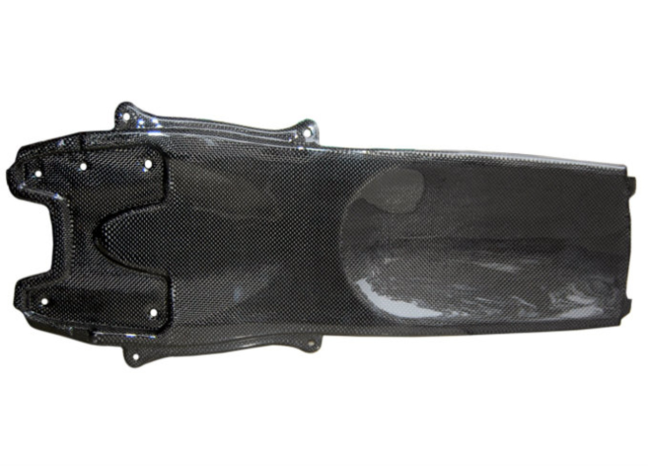 Undertray in Glossy Plain Weave Carbon Fiber for Suzuki GSXR 600, GSXR 750 2006-2007