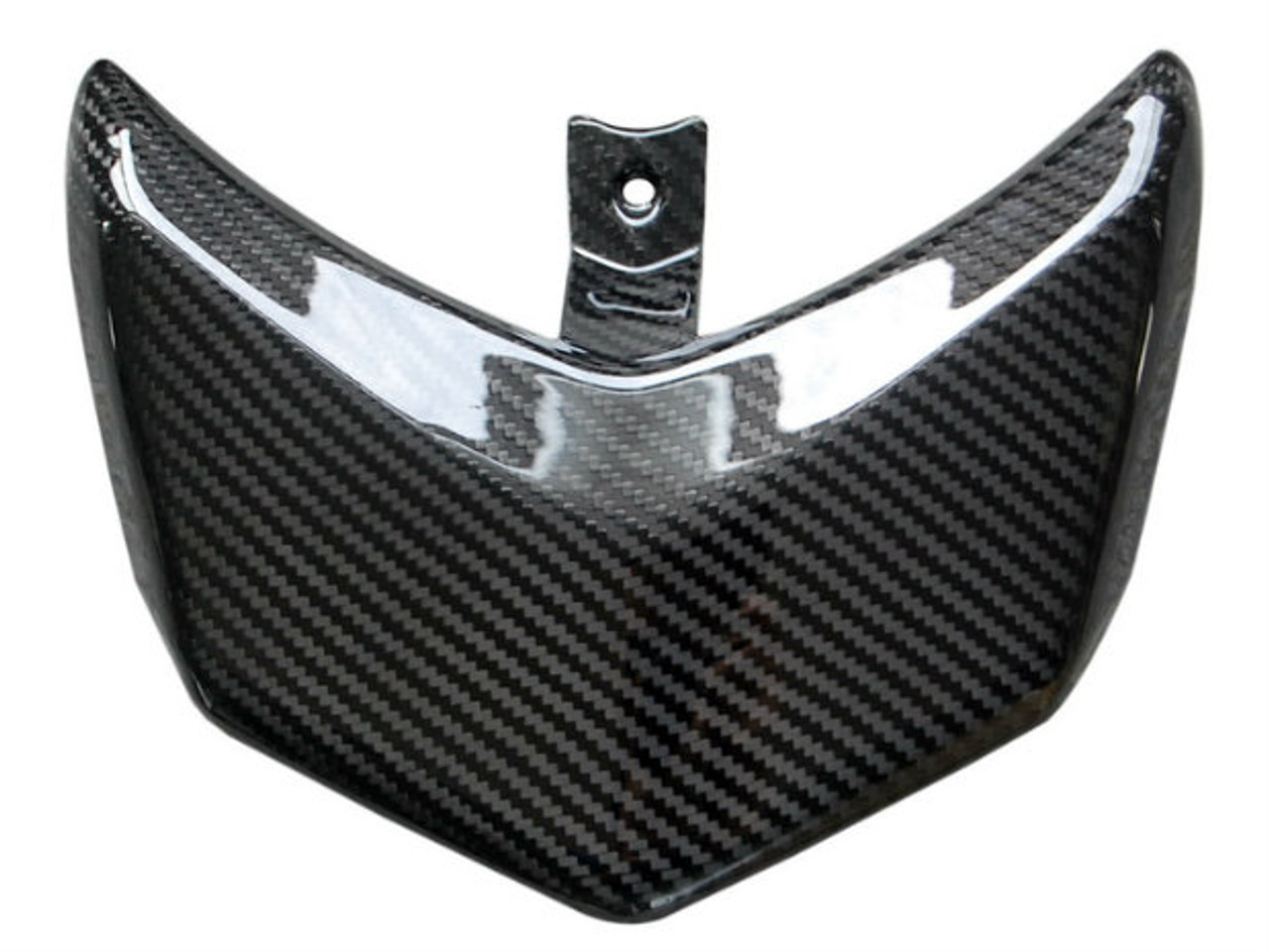 Glossy Twill Weave Carbon Fiber  Rear Light Upper Cover for Ducati Hypermotard 1100