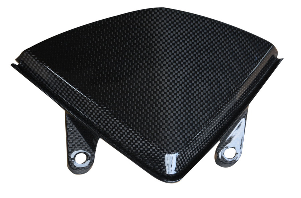 Windshield in Glossy Plain Weave Carbon Fiber for Ducati Hyperstrada, Hypermotard 821 2013-2015, 939 2016-2018