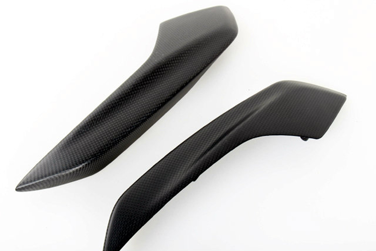 Matte Plain Weave Carbon Fiber  Rear Panels for Ducati Hyperstrada, Hypermotard 821 2013+