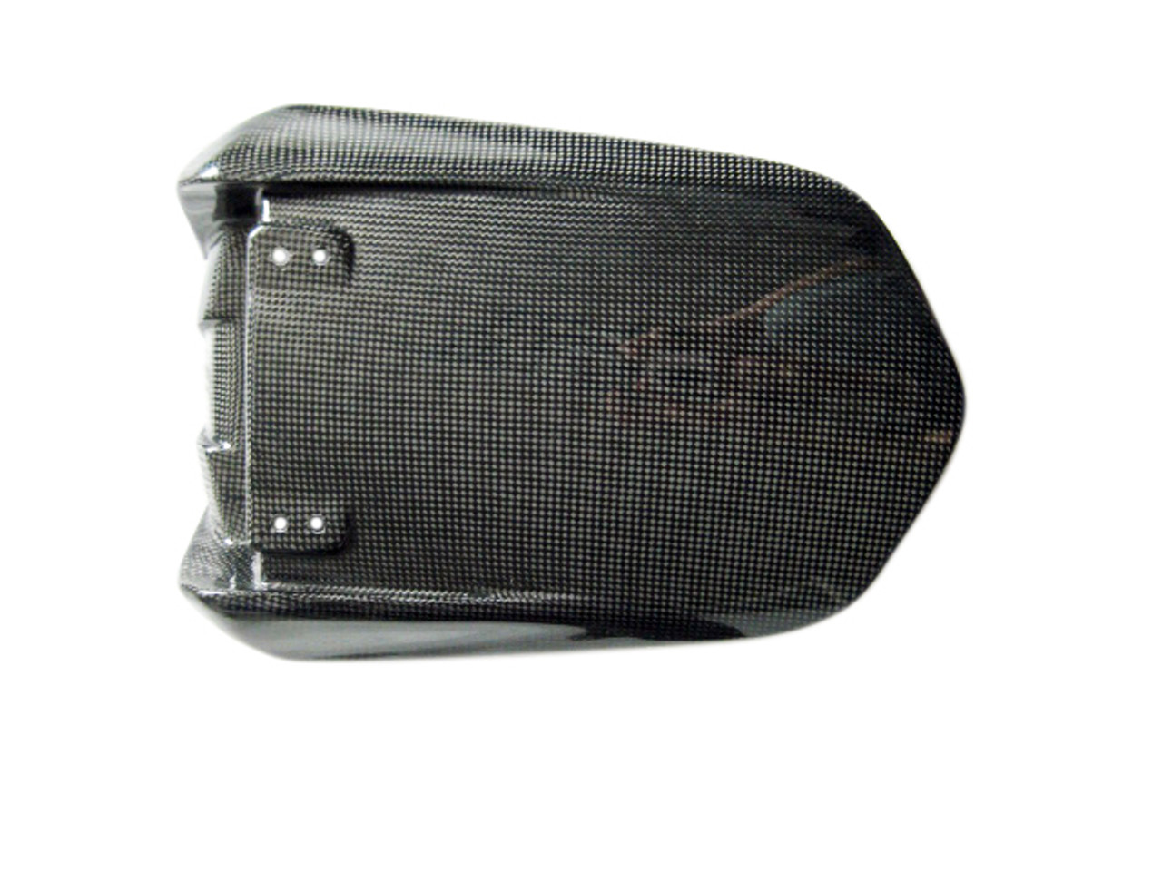 Glossy Plain Weave Carbon Fiber Seat Cover for Yamaha R1 04-06