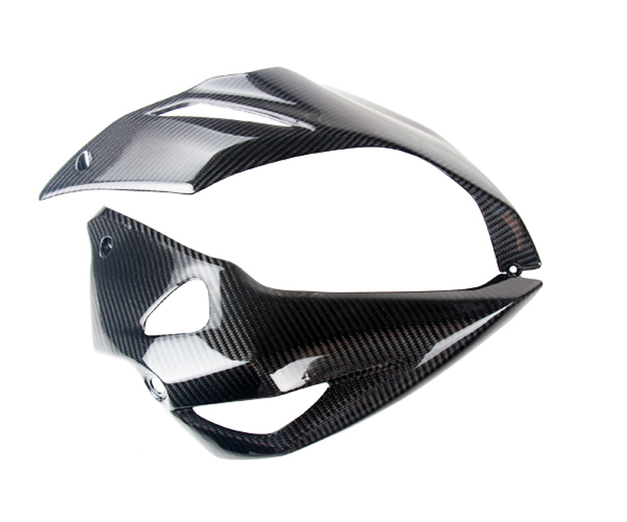 Belly Pan for Kawasaki Z1000 2014+ in Glossy Twill Weave Carbon Fiber