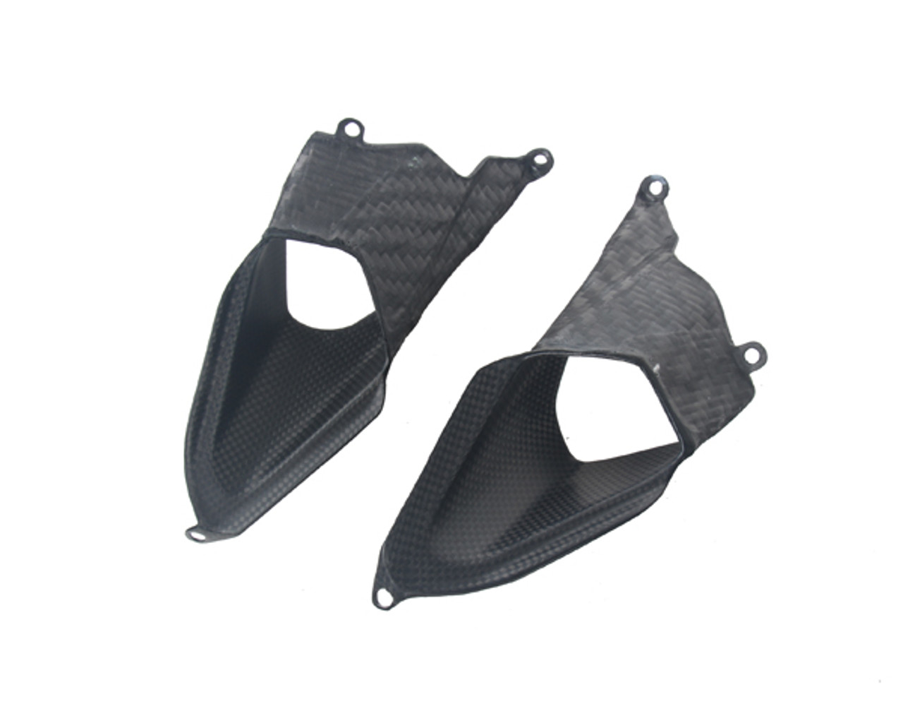 Rear Tail Vents for Ducati Panigale 899, 1199 in  Matte Plain Weave Carbon Fiber