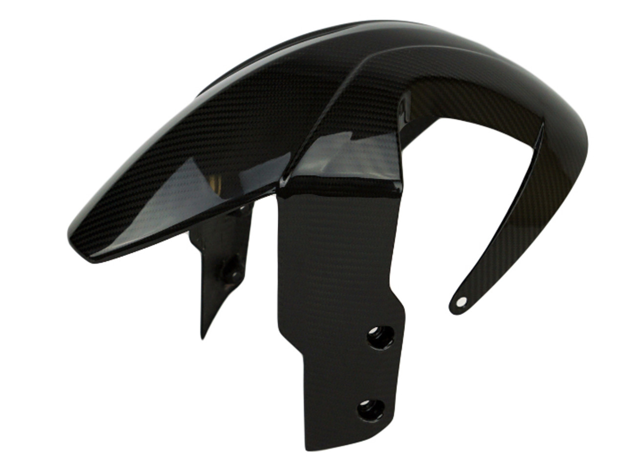 Front Fender in Glossy Twill weave Carbon Fiber for KTM Superduke / R 990 2007 - 2013