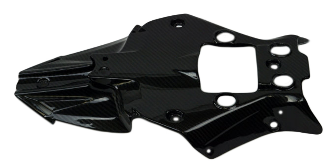 Undertray in Glossy Twill Weave Carbon Fiber for MV Agusta Dragster