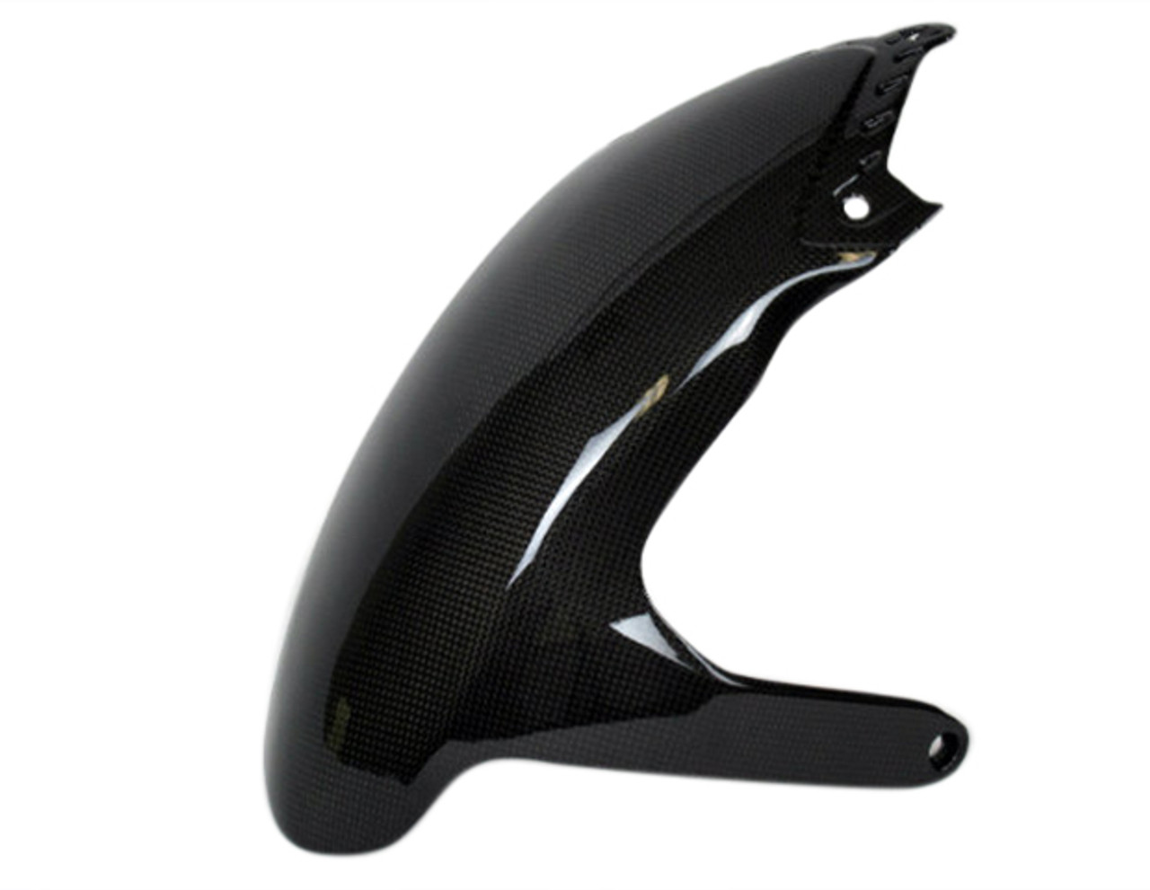 Front Fender (rear part) in Glossy Plain Weave Carbon Fiber for KTM 1290 Super Duke R, GT