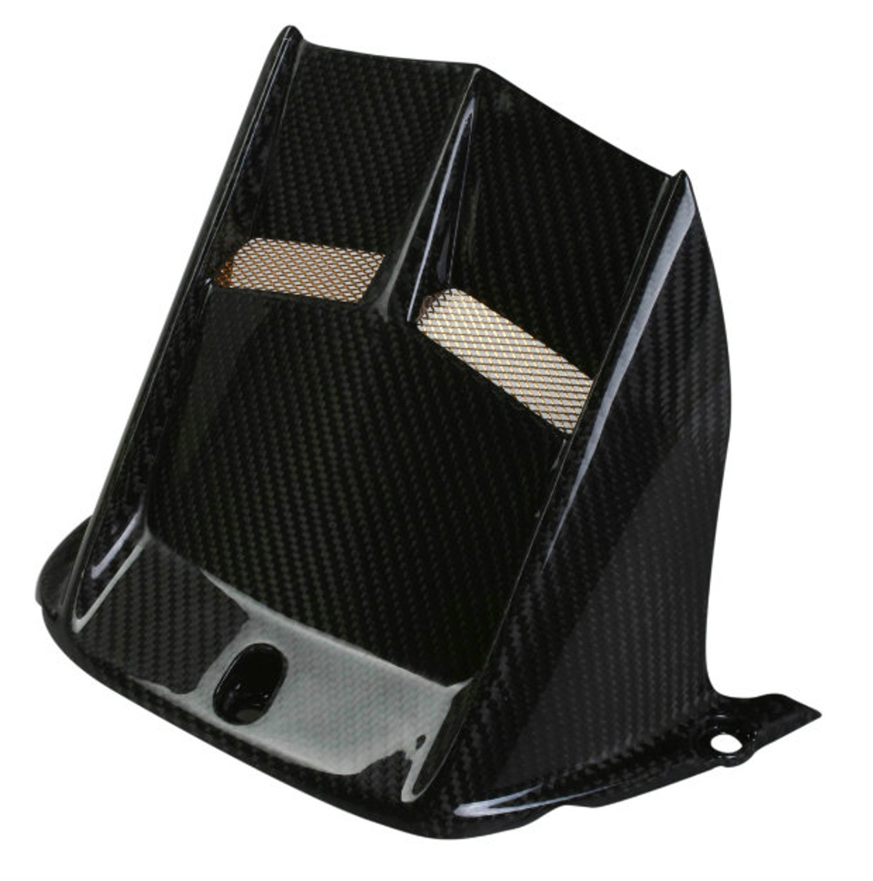 Rear Hugger in Glossy Twill Weave Carbon Fiber for Yamaha R6 2006+