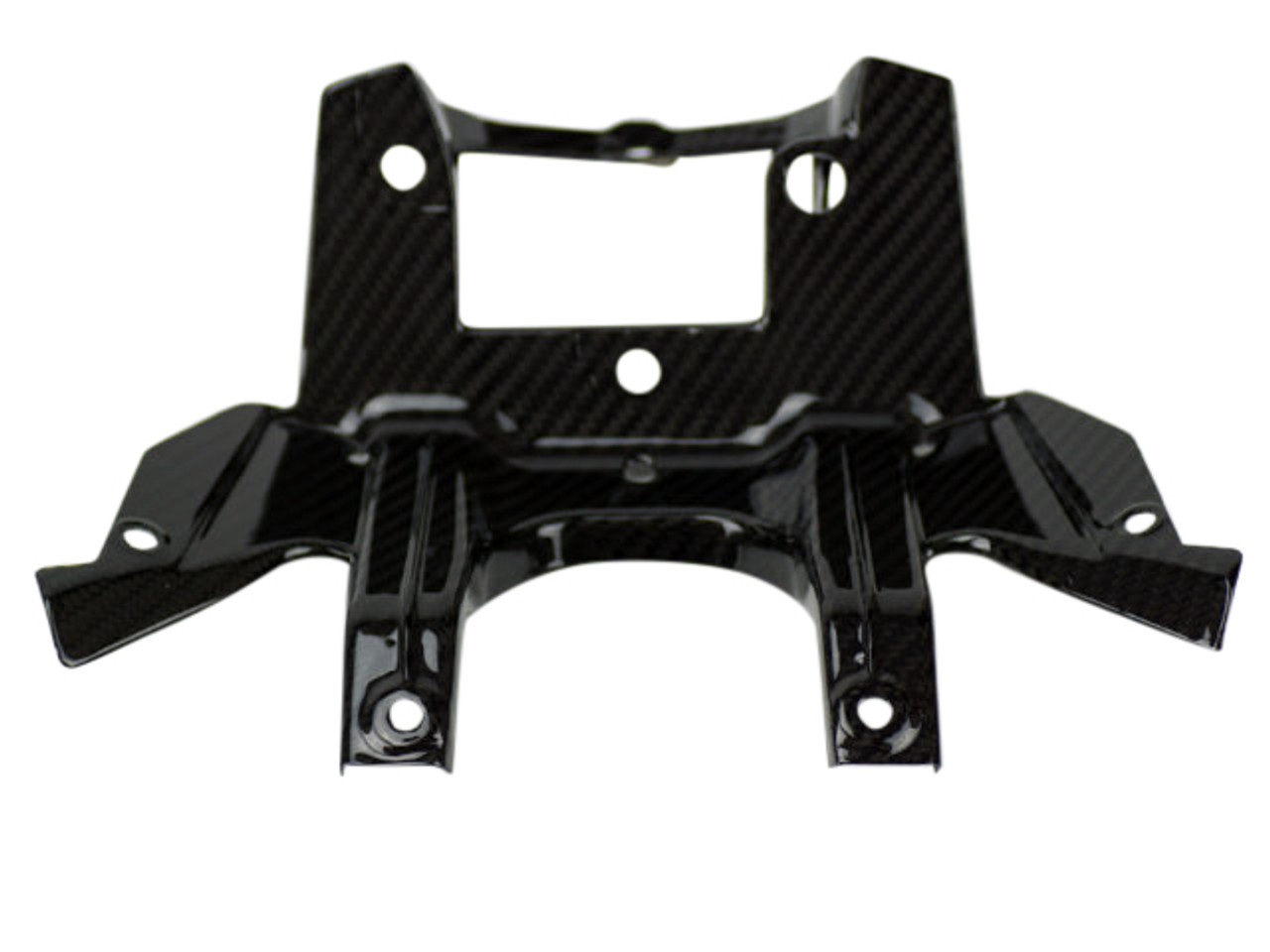 Instrument Mount in Glossy Twill Weave Carbon Fiber for BMW S1000R 2014+