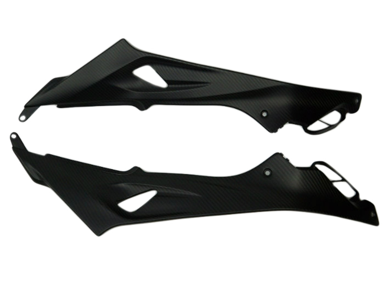 Tank Side Covers ( w/internal lugs) in 100% Carbon Fiber for BMW S1000R  2014-2021, S1000RR 2015-2018