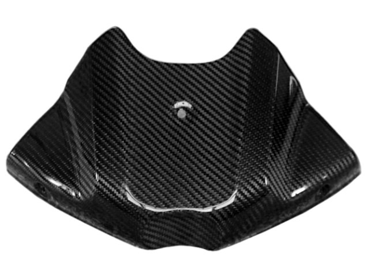 Tank Cover in Glossy Twill Weave Carbon Fiber for Triumph Speed Triple 1050 2011-2015