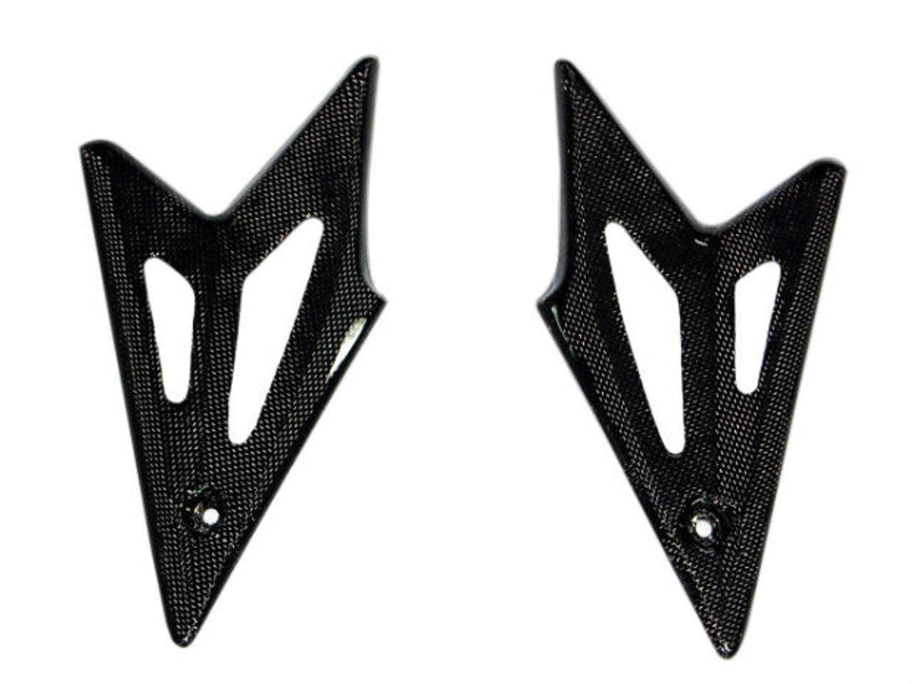 Underseat Side Panels with cutouts and Mesh in 100% Carbon Fiber for Triumph Speed Triple 1050 08-10