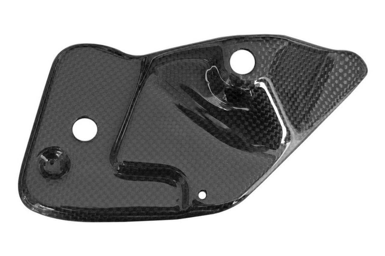 Heat Shield in Glossy Plain Weave Carbon Fiber for Honda CBR1000RR 08-11