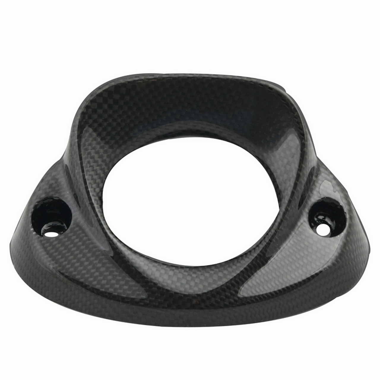 Upper Heat Shield in Glossy Twill Weave Carbon Fiber for Honda CBR600RR 07-12