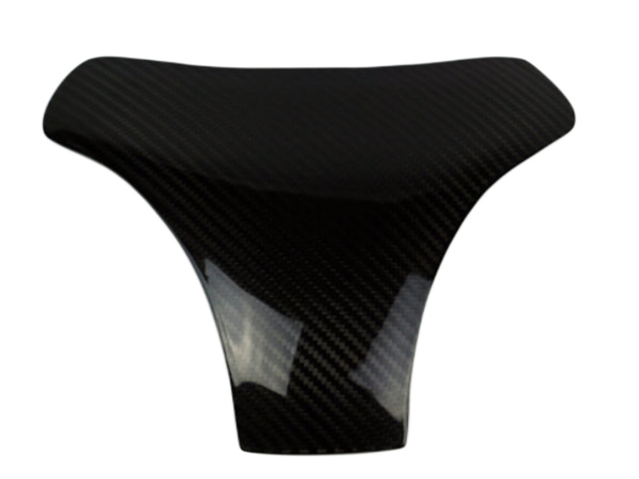 Tank Pad in Glossy Twill Weave Carbon Fiber for Kawasaki ZX14-ZZR1400 2006+