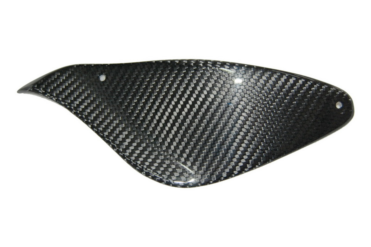Small Swingarm Cover in Glossy Plain Weave Carbon Fiber for MV Agusta F4, Brutale 1999-2009
