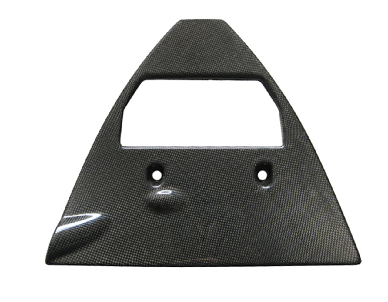 Triangle Fairing in Glossy Plain Weave Carbon Fiber for Ducati 998