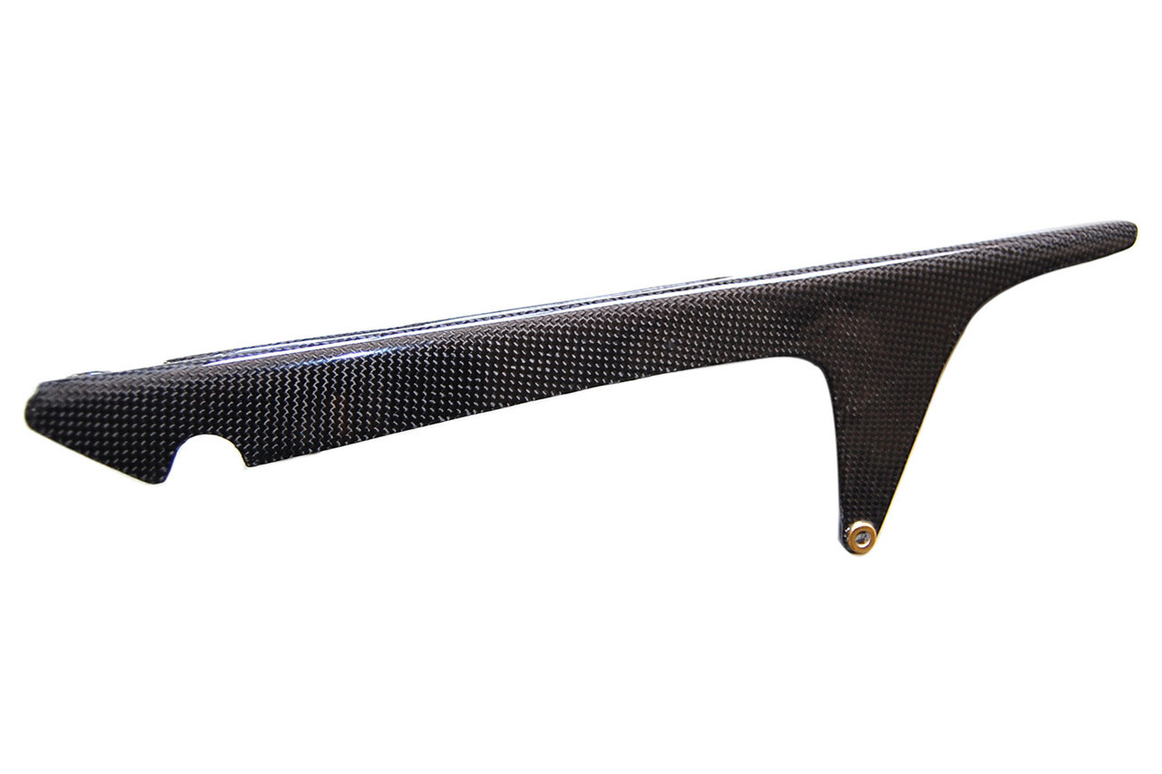 Chain Guard in Glossy Plain Weave Carbon Fiber for Ducati 748, 916, 996, 998