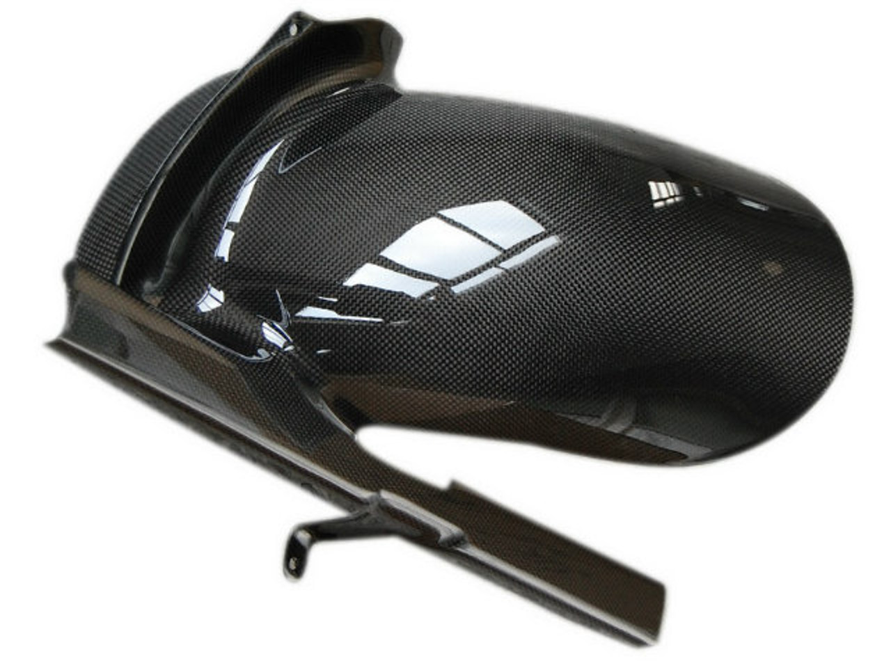 Rear Hugger in Glossy Plain Weave Carbon Fiber for Ducati Single Shock Sportclassic 1000 Sport, Paul Smart