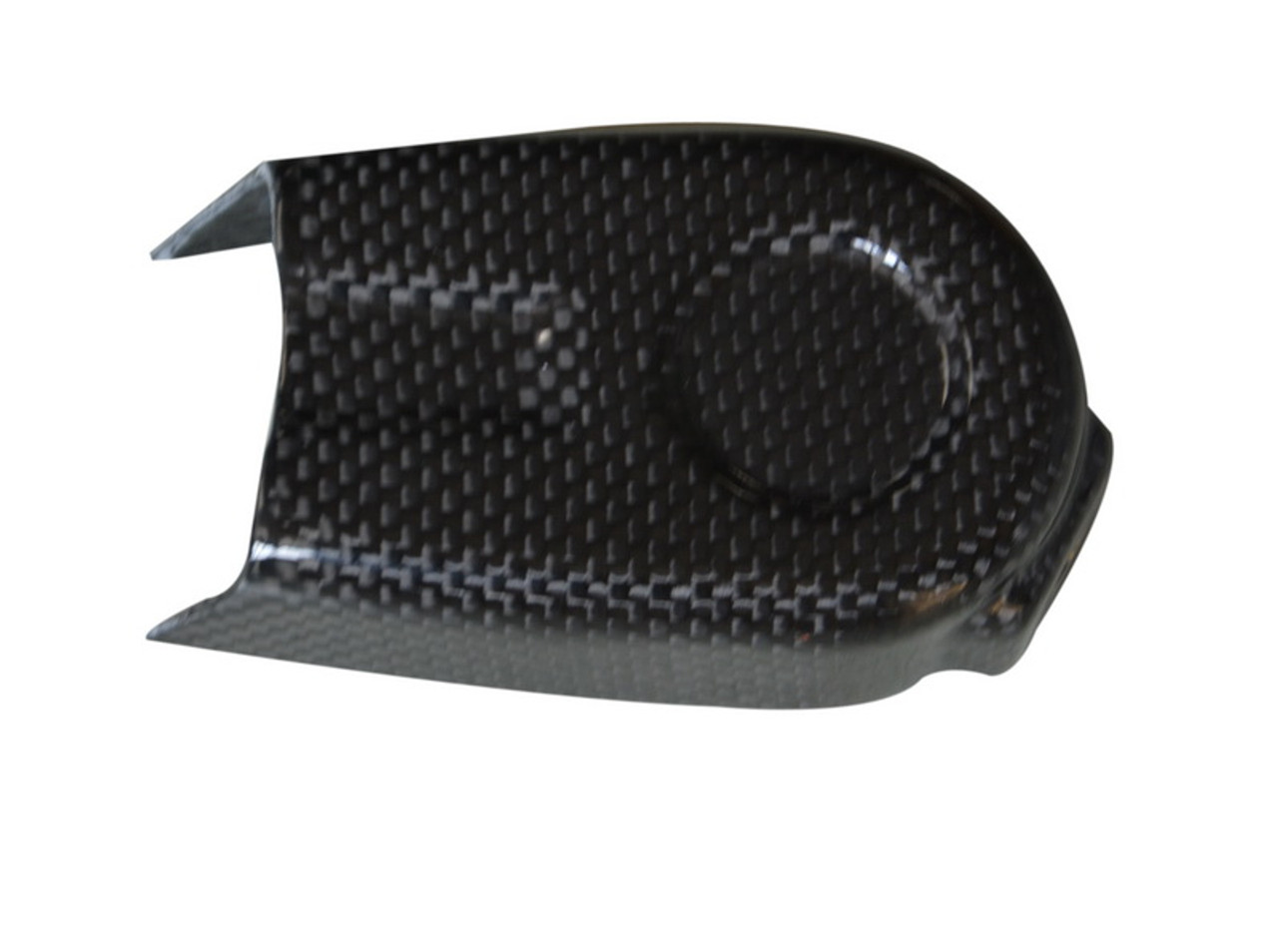 Exhaust Servo Cover (right side) in 100% Carbon Fiber for BMW R1200GS 2013-2018, R1250GS 2019-2021, ADV 2014-2021
