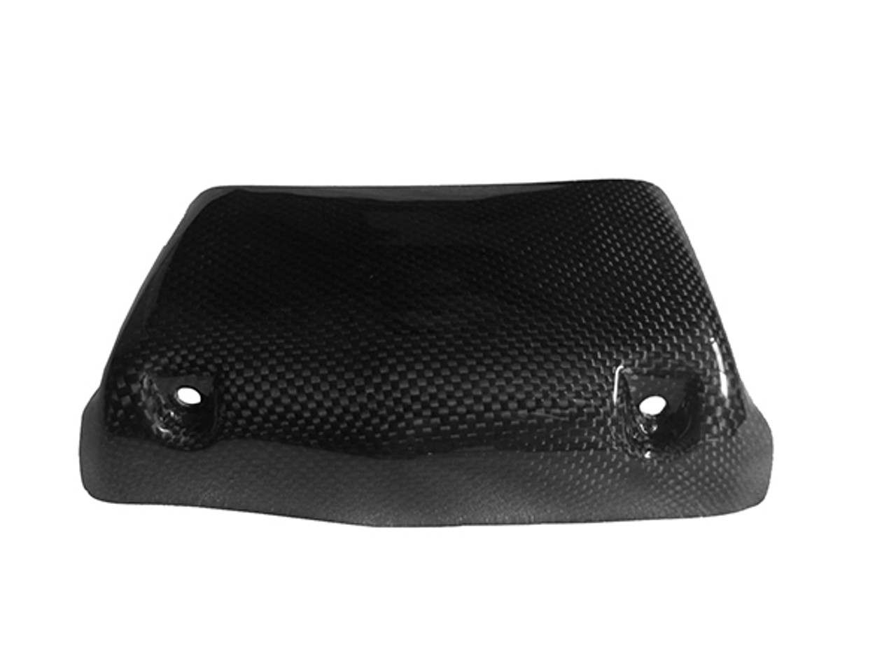 Oiler Cooler Scoop (5-row) in Glossy Plain Weave Carbon Fiber for Buell XB9,XB12, S,R