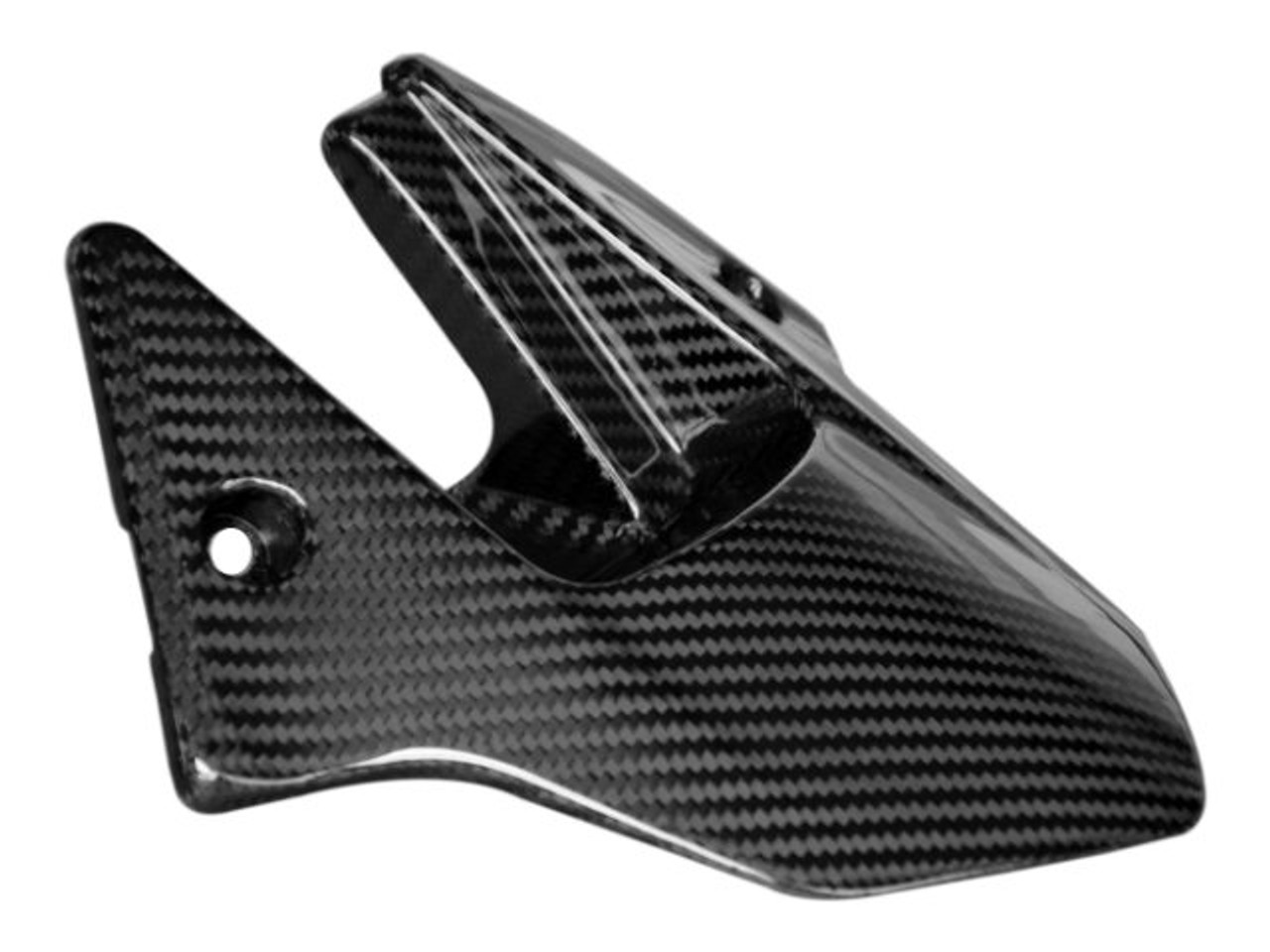 Rear Hugger in Glossy Twill Weave Carbon Fiber for Honda CBR1000RR 2012+