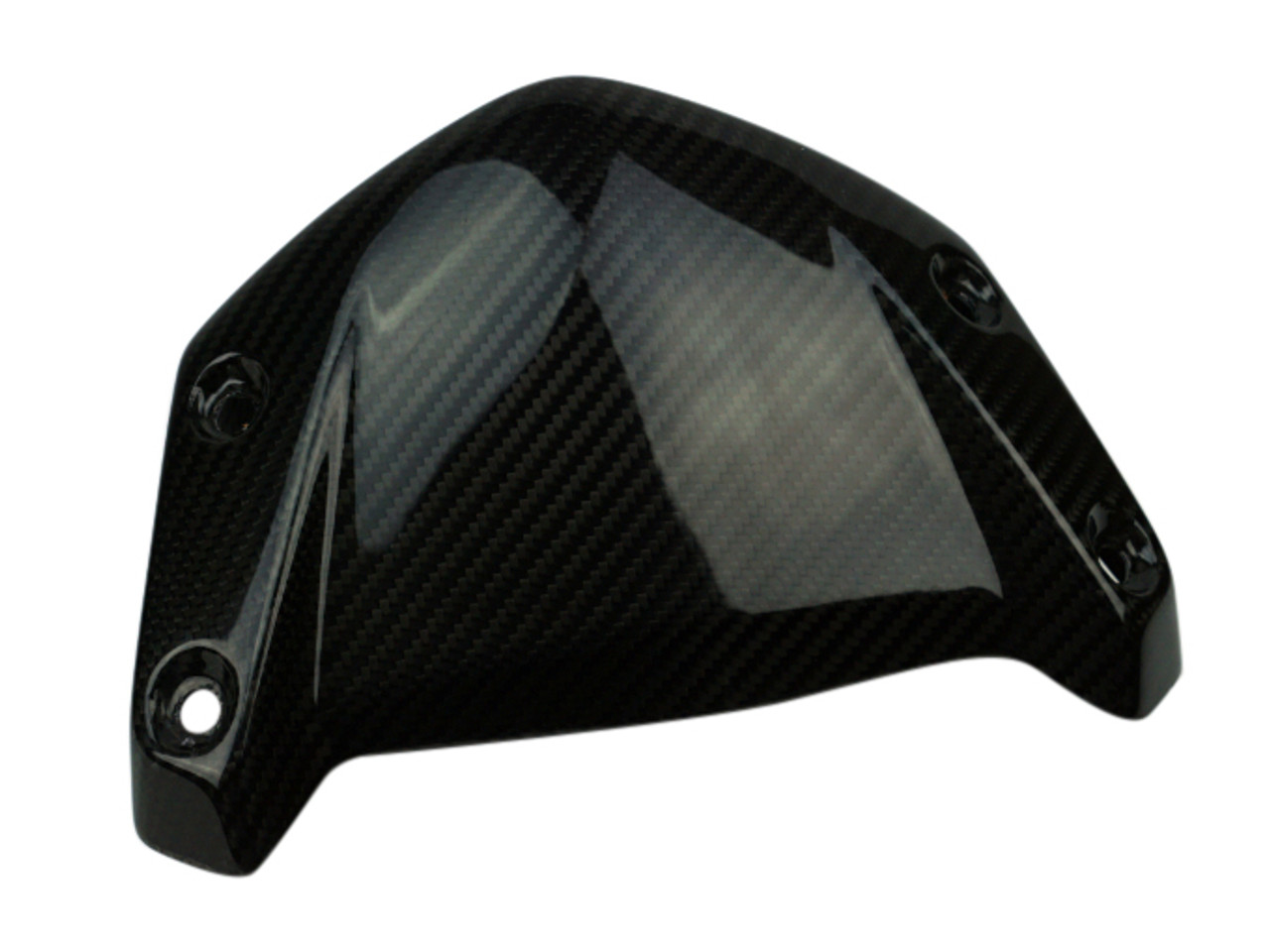 Windscreen in Glossy Twill Weave Carbon Fiber for BMW R1200R 2015+