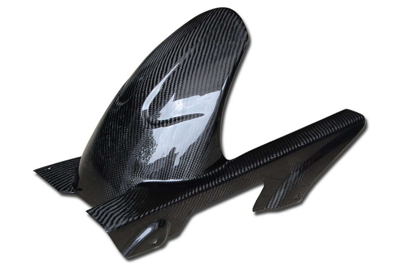 Rear Hugger in Glossy Twill Weave Carbon Fiber for Honda CBF600 Hornet 2011-2013