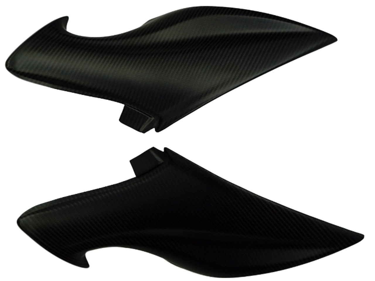 Under Seat Side Panels in Matte Twill Weave Carbon Fiber for Suzuki GSX-S1000 2015+