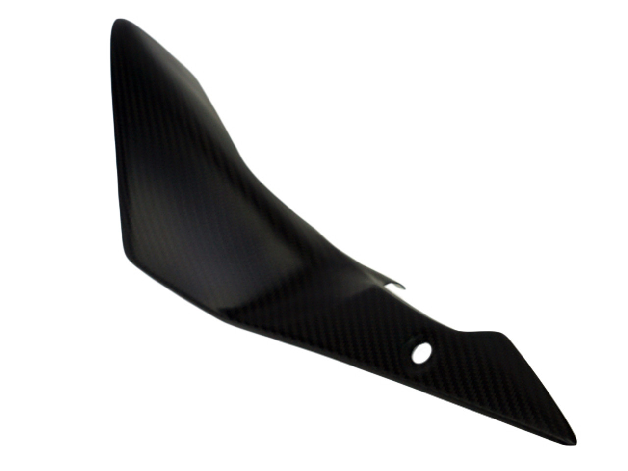 Heat Shield in Matte Plain Weave Carbon Fiber for Suzuki GSX-S1000 2015+