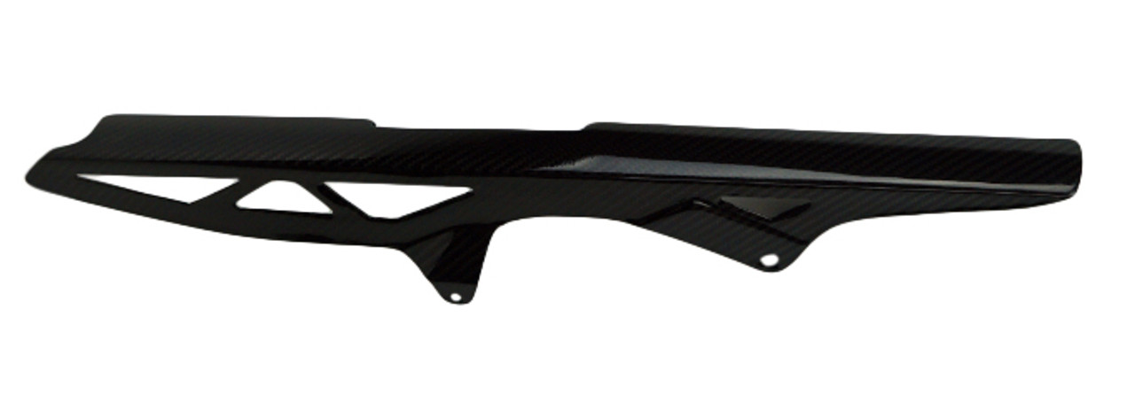Chain Guard in Glossy twill weave Carbon Fiber for Suzuki GSX-S1000 2015+