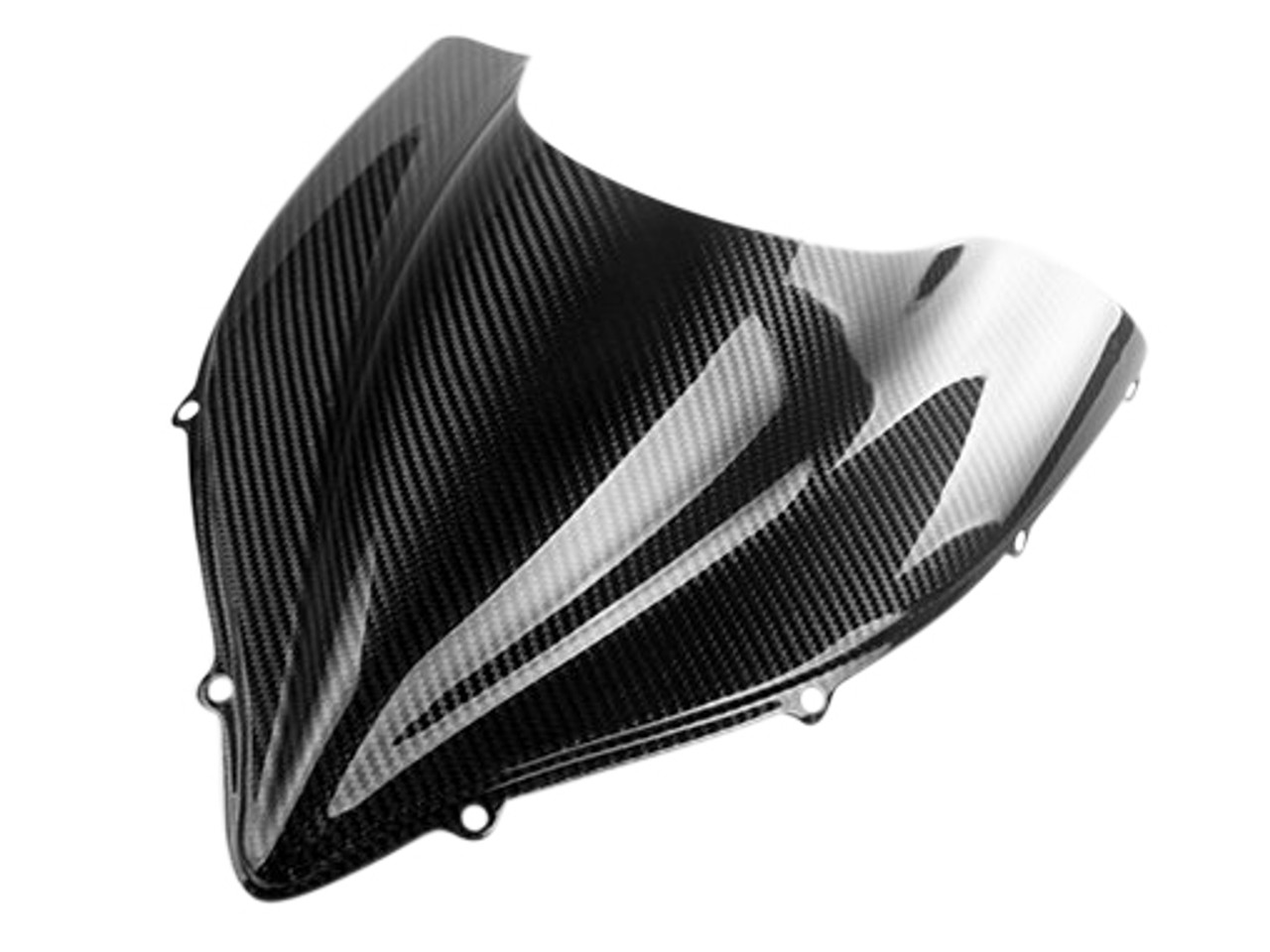 Windshield in Glossy Twill Weave Carbon Fiber for MV Agusta F4 2010+