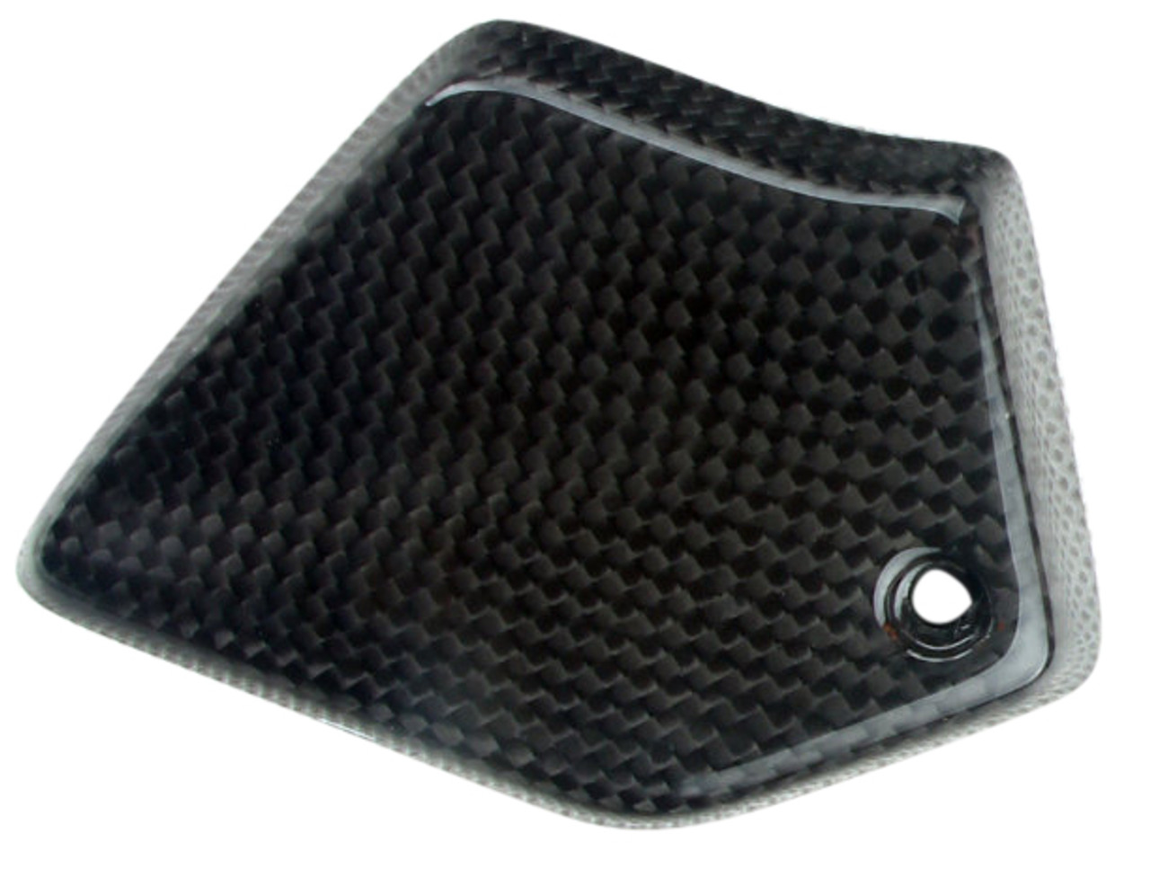 Ignition Coil Cover in Glossy Twill Weave Carbon Fiber for MV Agusta Brutale 675/800