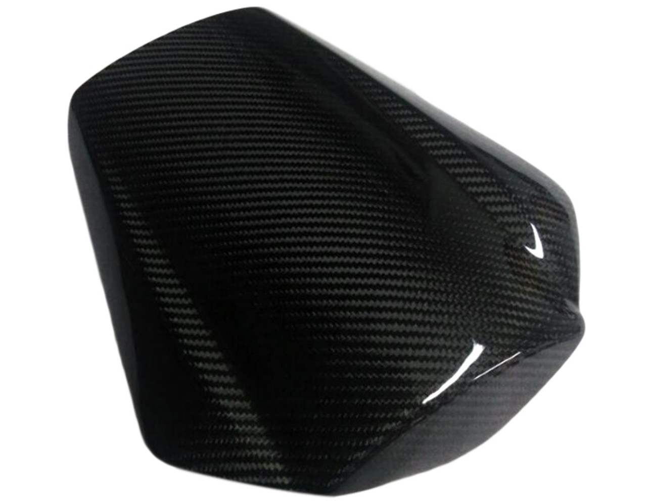 Seat Cover in Glossy Twill Weave Carbon Fiber for Honda CBR1000RR 08-16