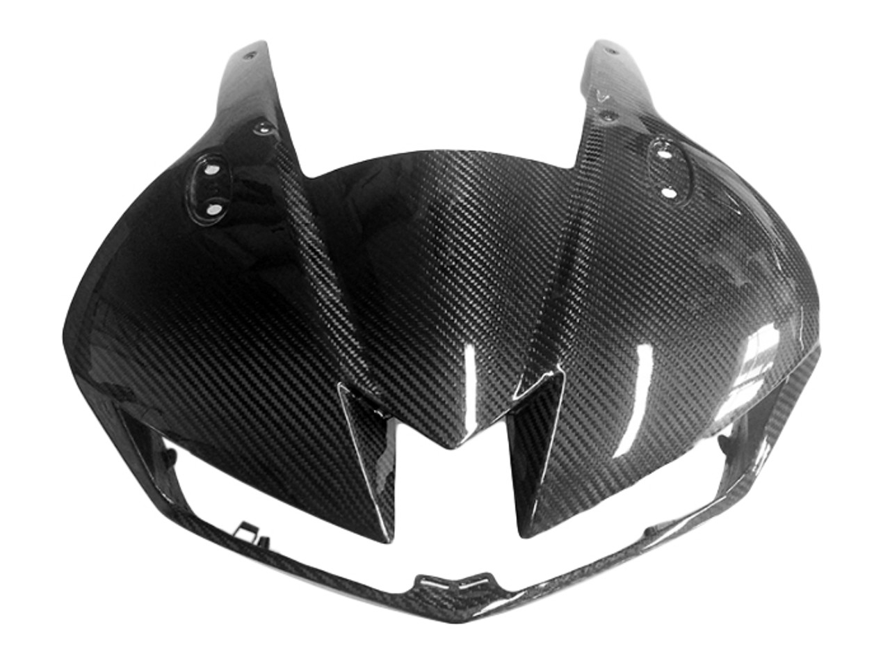 Front Fairing in Glossy Twill Weave Carbon Fiber for Honda CBR600RR 2013+