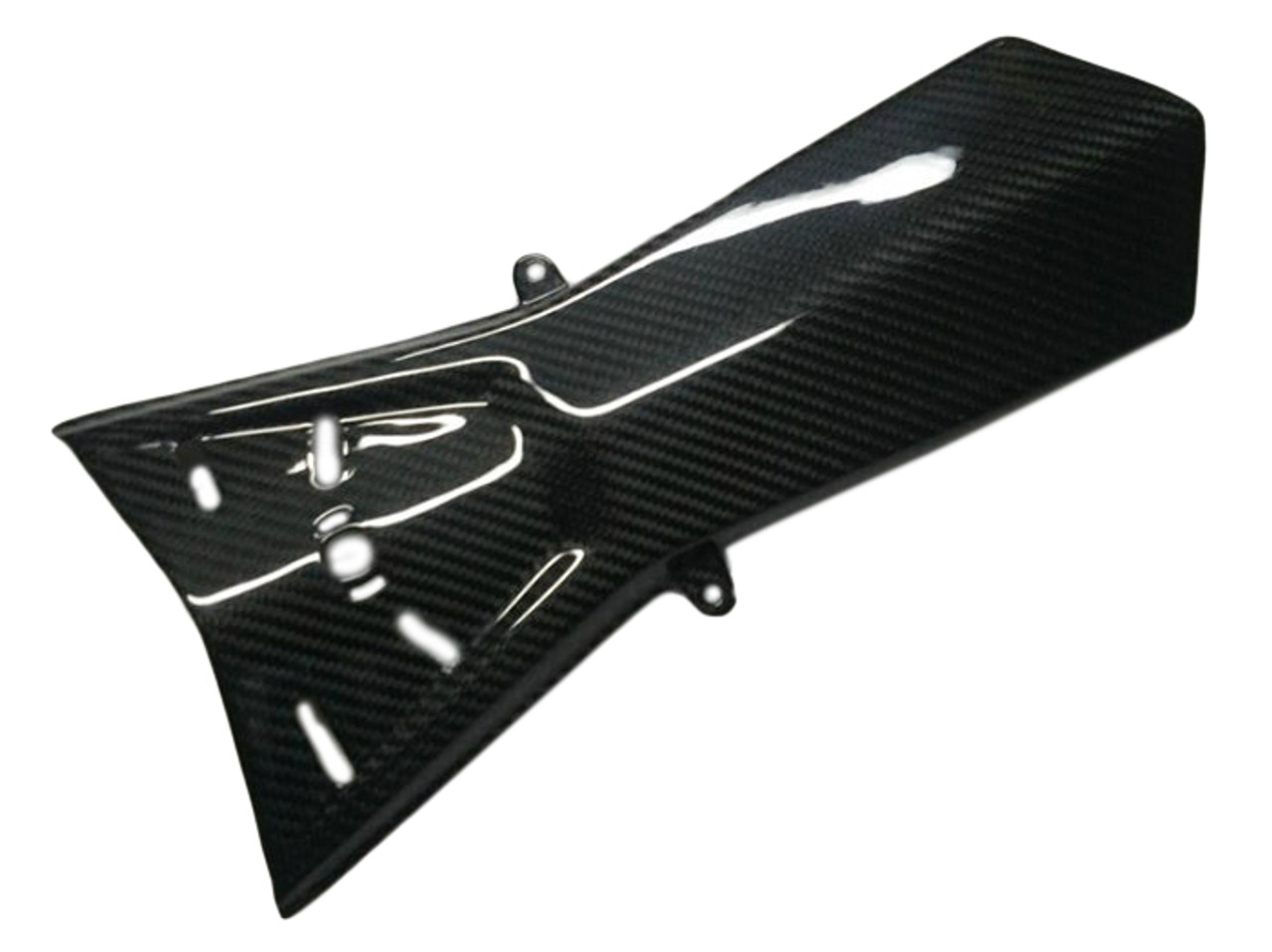 Under Tail in Glossy Plain Weave Carbon Fiber for KTM 1290 Super Duke R