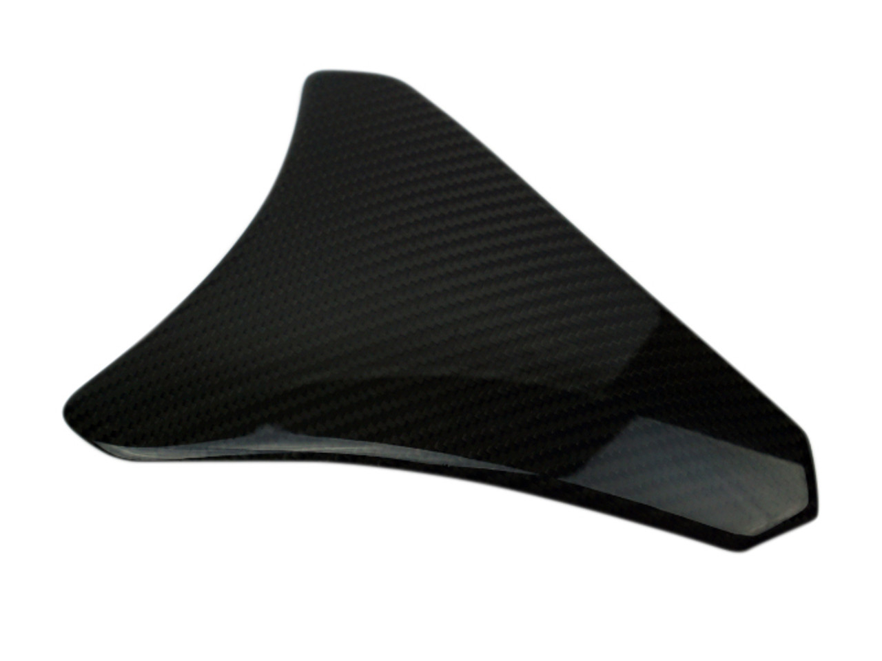Tank Pad in Glossy Twill weave Carbon Fiber for Kawasaki ZX10R 2011+