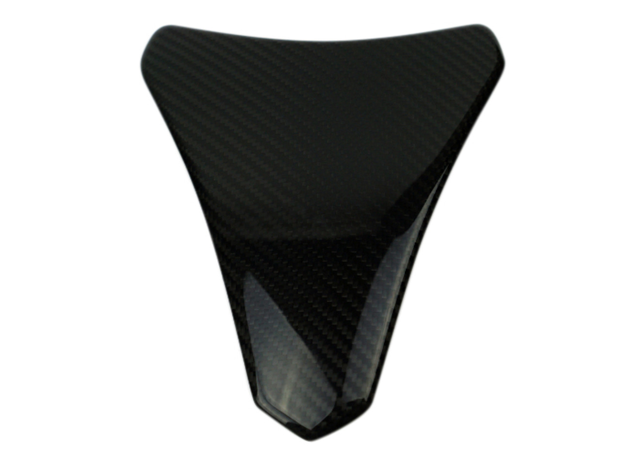 Tank Pad in Glossy Twill weave Carbon Fiber for Kawasaki ZX10R 2011+