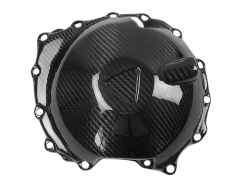 Starter Cover in Glossy Twill Weave Carbon Fiber for Triumph Speed Triple 1050R 2016+