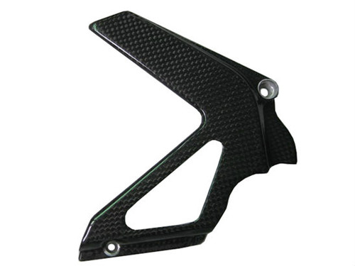 Glossy Plain Weave Carbon Fiber Sprocket Cover for Ducati 1198,1098, 848