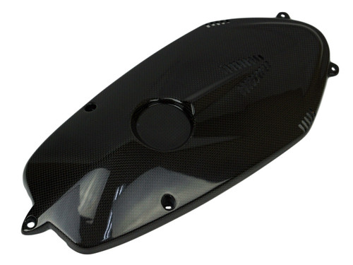 Timing Chain Cover in Glossy Plain Weave Carbon Fiber for BMW R nineT 2015+