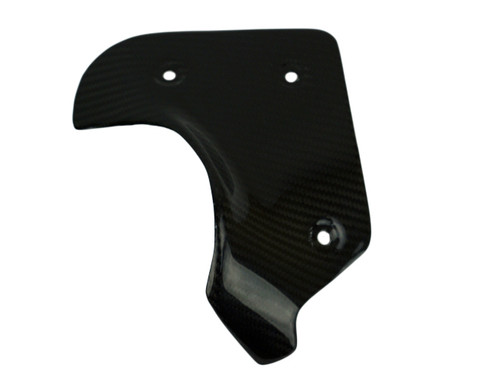 Termignoni Exhaust Shield (with heat foil) in Glossy Twill Weave Carbon Fiber for Ducati XDiavel