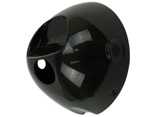 Headlight Bowl in Glossy Plain Weave Carbon Fiber for Kawasaki Z900RS