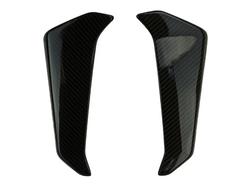 Radiator Sides in Glossy Twill Weave Carbon Fiber for Yamaha FZ-09-MT-09 2017-2020