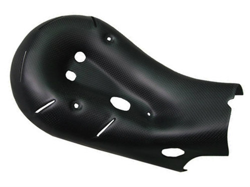 Matte Plain Weave Exhaust Cover  (1st Gen.) for Ducati Panigale 899, 1199