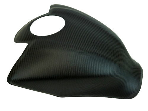 Full Tank Cover in Matte Twill Weave 100% Carbon Fiber for Yamaha R6 2017+