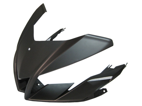 Upper Fairing for Aprilia Tuono V4 11+ in Matte Plain Weave Carbon Fiber