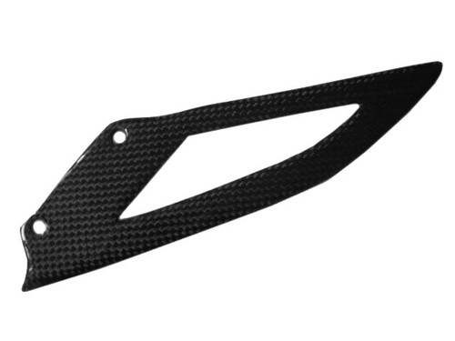 Glossy Plain Weave Carbon Fiber Lower Chain Guard for Triumph Daytona 675 06+, Street Triple 2006-2016